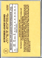 1985 Donruss Steve Lyons #29 Rookie