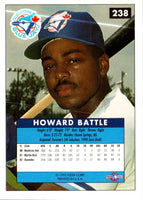 1992 Fleer Excel Howard Battle #238