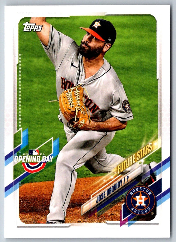 2021 Topps Opening Day Jose Urquidy #95