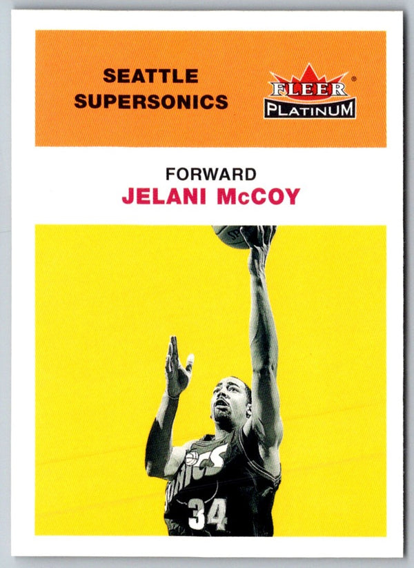 2001 Fleer Platinum Jelani McCoy #32