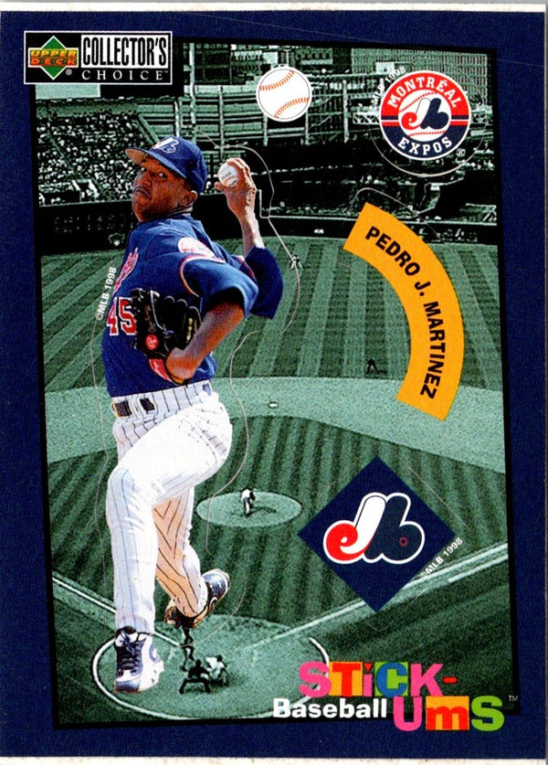 1998 Collector's Choice Stickums Pedro Martinez #17