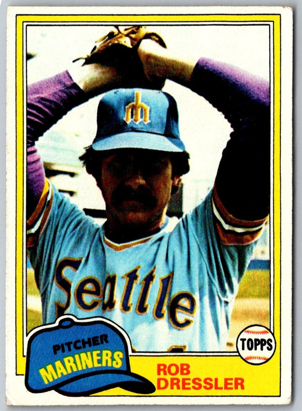 1981 Topps Rob Dressler #508