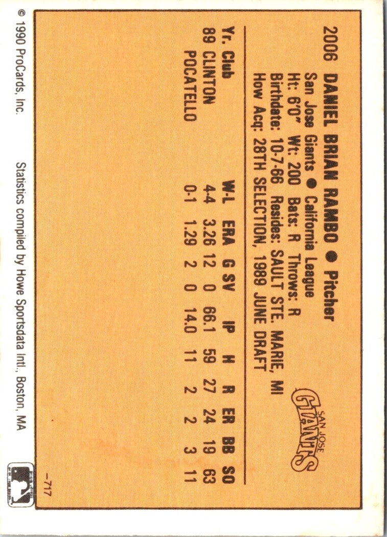 1990 CMC Dan Rambo