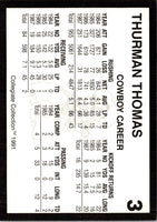 1991 Oklahoma State Thurman Thomas #45