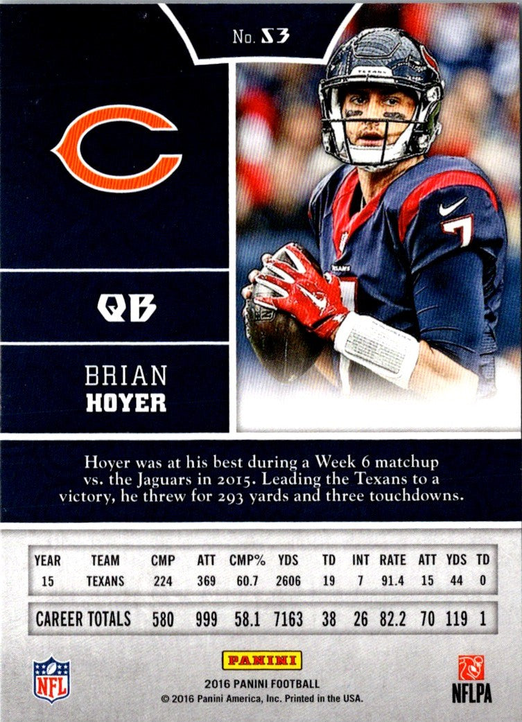 2016 Panini Brian Hoyer