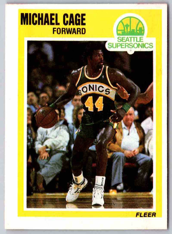 1989 Fleer Michael Cage #145