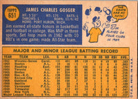 1970 Topps Jim Gosger #651 EX-MT+