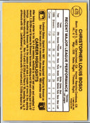 1987 Donruss The Rookies Chris Bosio