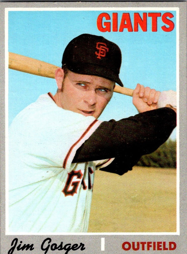 1970 Topps Jim Gosger #651 EX-MT+