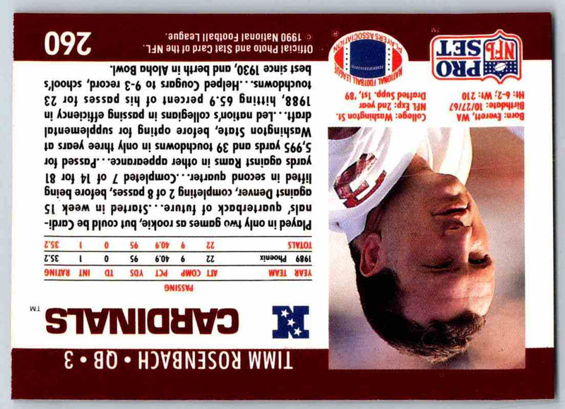 1990 Pro Set Timm Rosenbach