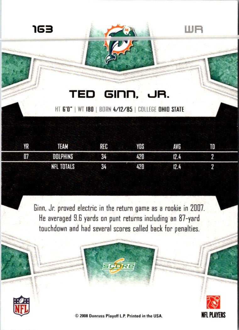 2008 Score Ted Ginn Jr.