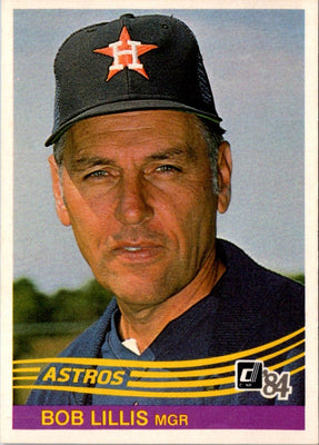 1984 Donruss Bob Lillis #84