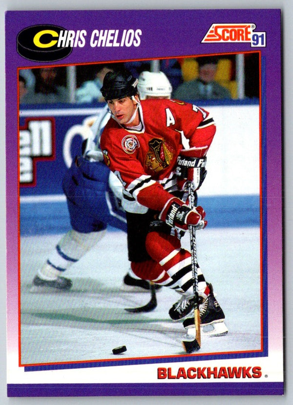 1991 Score American Chris Chelios #235