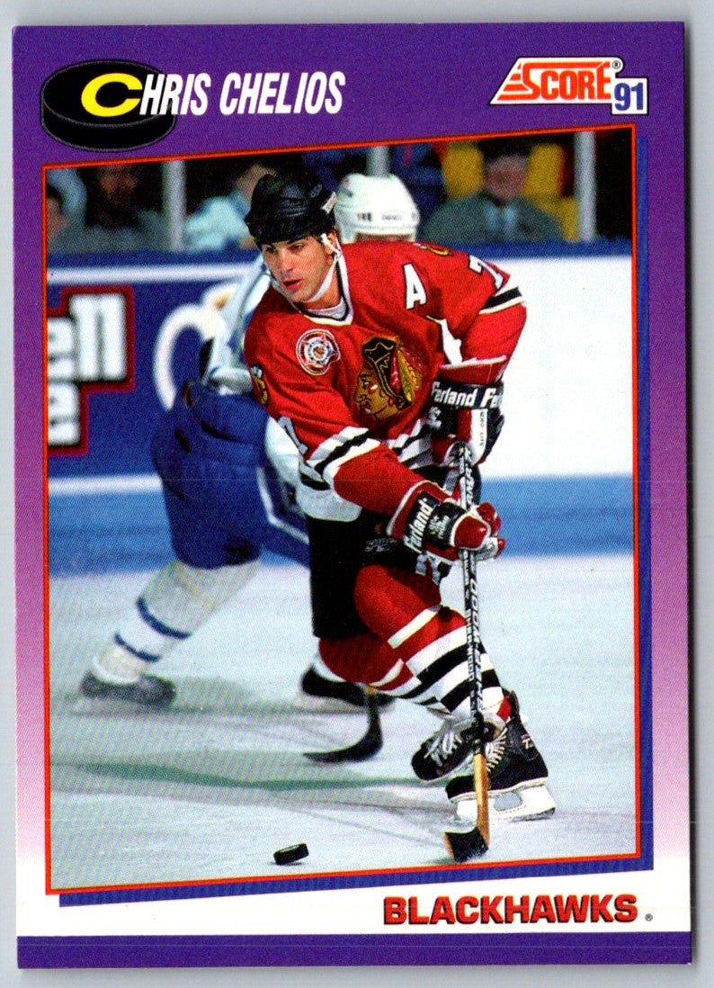 1991 Score American Chris Chelios