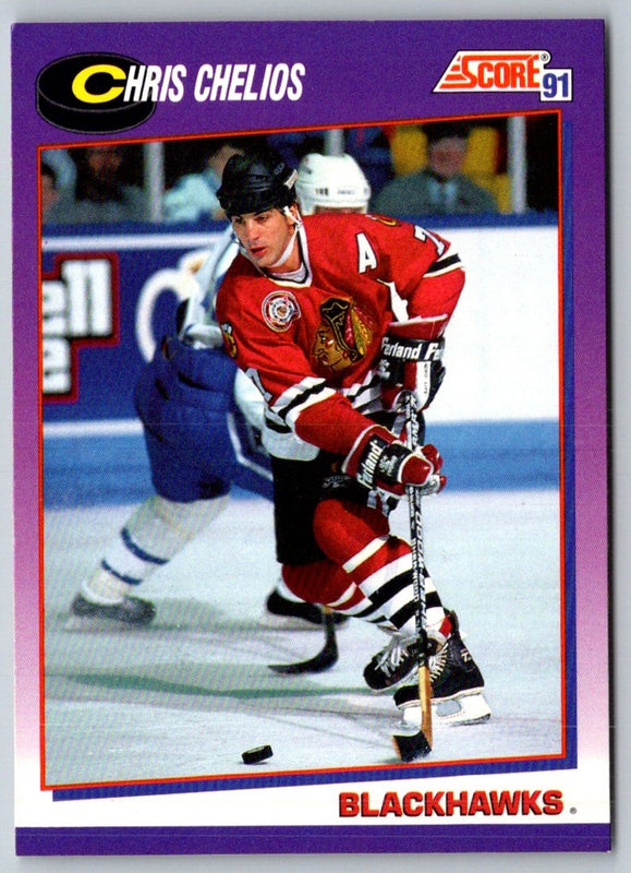 1991 Score American Chris Chelios #235