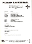 2008 Topps T-51 Murad Tyson Chandler