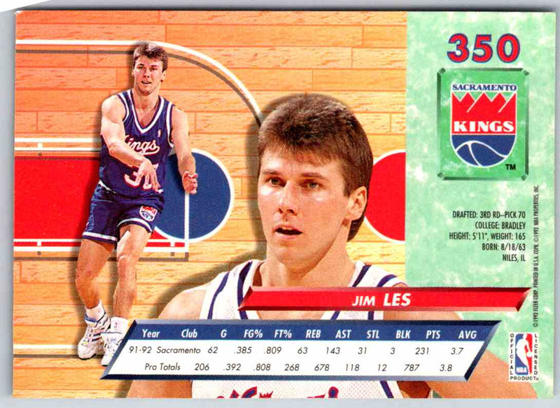 1992 Fleer Ultra Jim Les