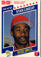 1987 M&M's Star Lineup Ozzie Smith #24