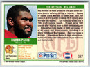 1989 NFL Proset Bubba Paris