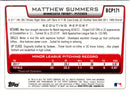 2012 Bowman Chrome Prospects Matthew Summers