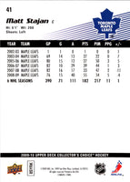 2009 Collector's Choice Player's Club Matt Stajan #41