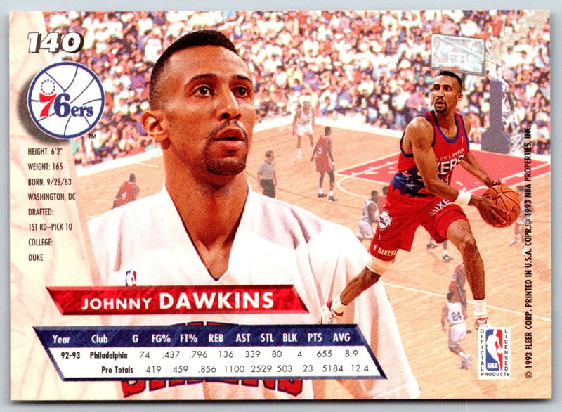 1993 Ultra Johnny Dawkins