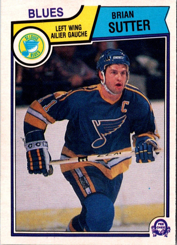 1983 O-Pee-Chee Brian Sutter #320