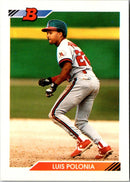 1992 Bowman Luis Polonia