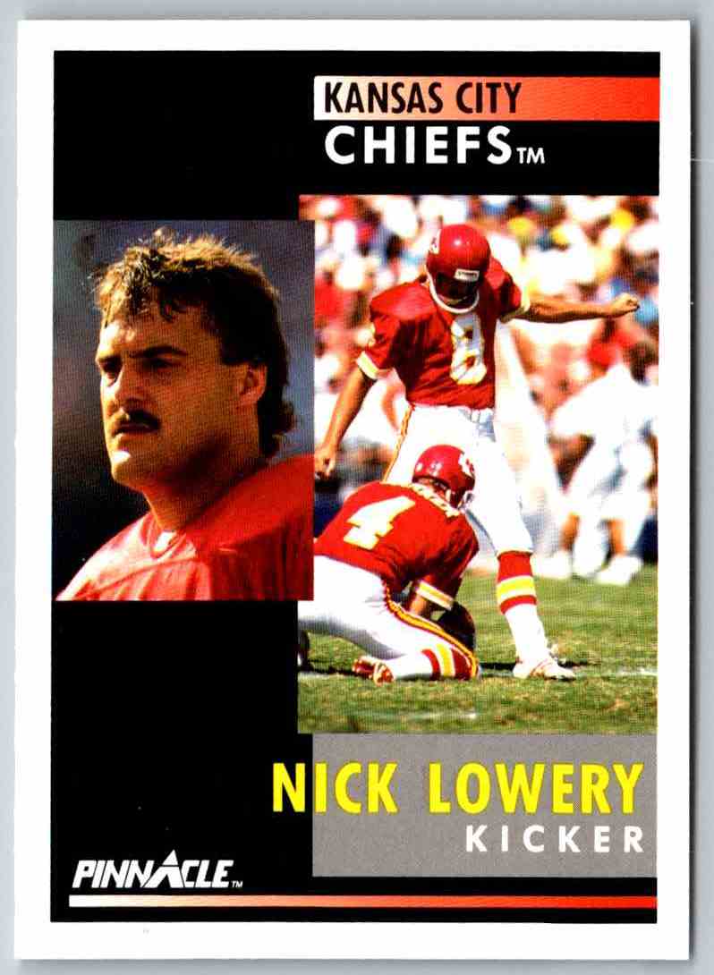 1991 Pinnacle Nick Lowery