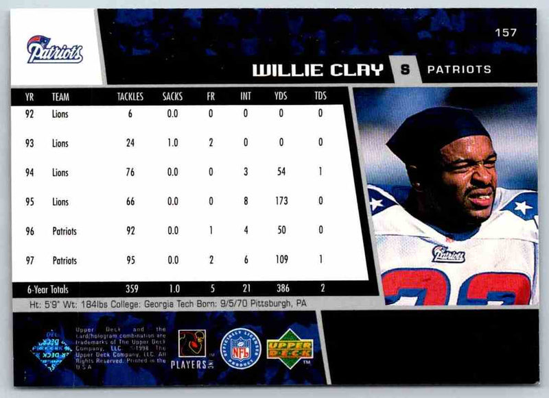 1998 Upper Deck Willie Clay