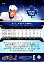 2008 Upper Deck Ovation Nik Antropov #48