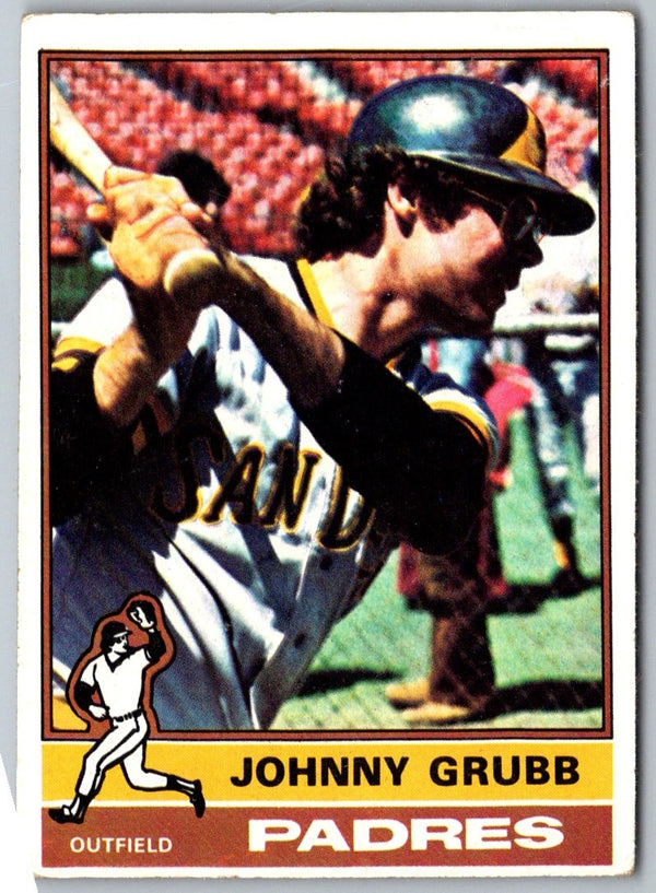 1976 Topps Johnny Grubb #422