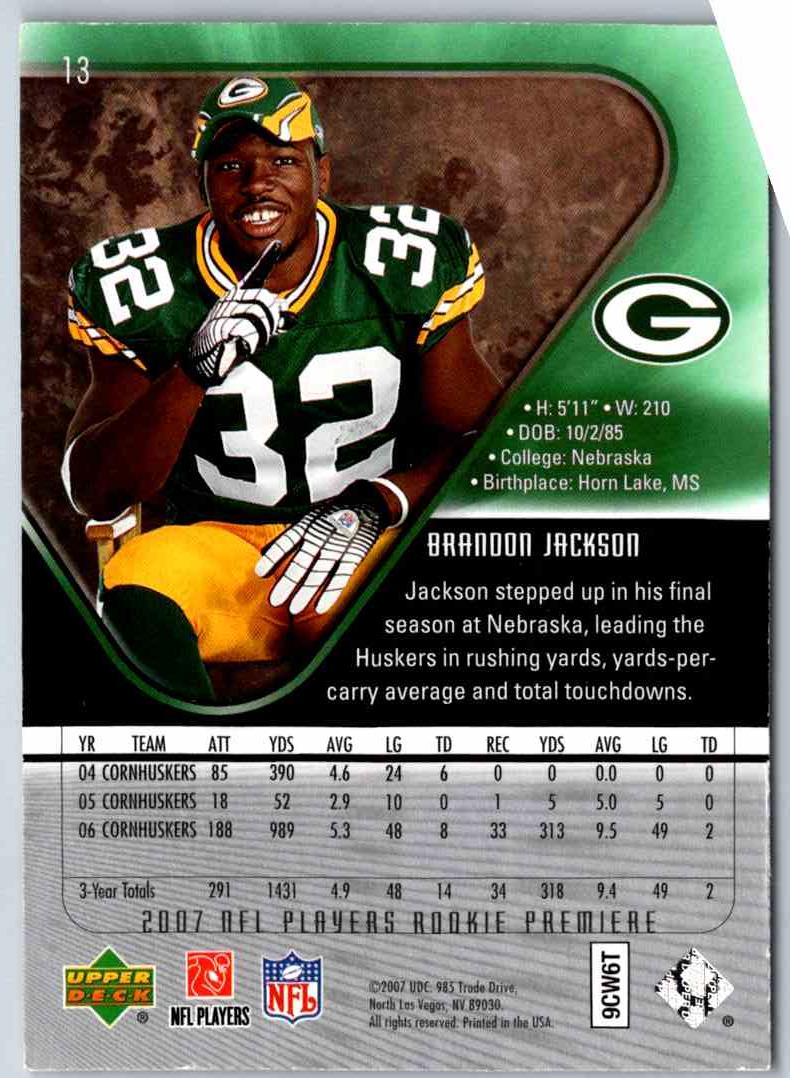 1998 Upper Deck Brandon Jackson