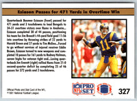 1991 Pro Set Boomer Esiason #327