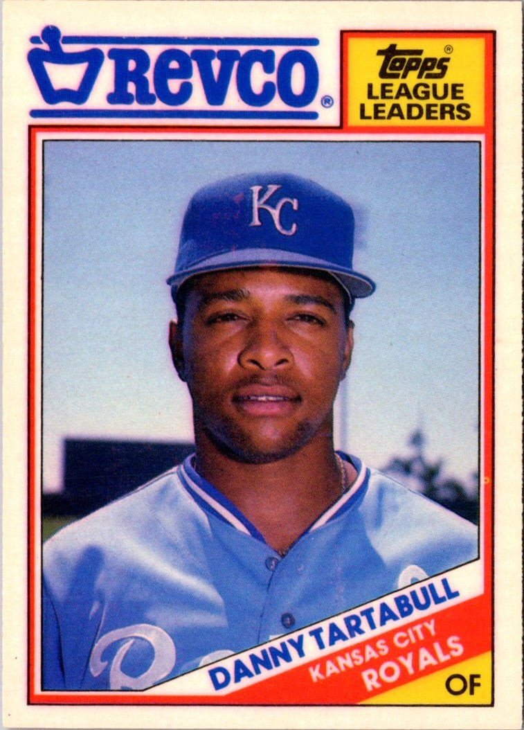 1988 Topps Revco League Leaders Danny Tartabull