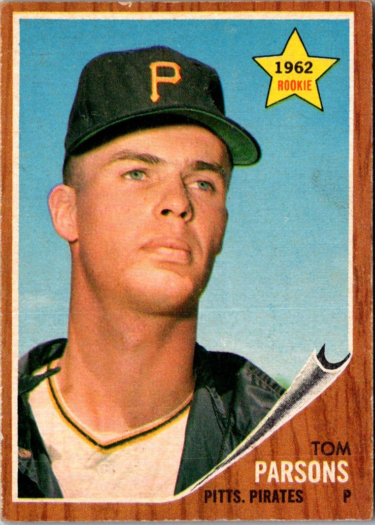 1962 Topps Tom Parsons