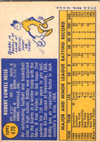 1970 Topps Bob Heise #478 Rookie EX-MT+