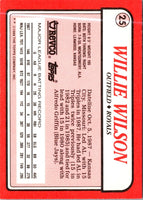 1988 Topps Revco League Leaders Willie Wilson #25