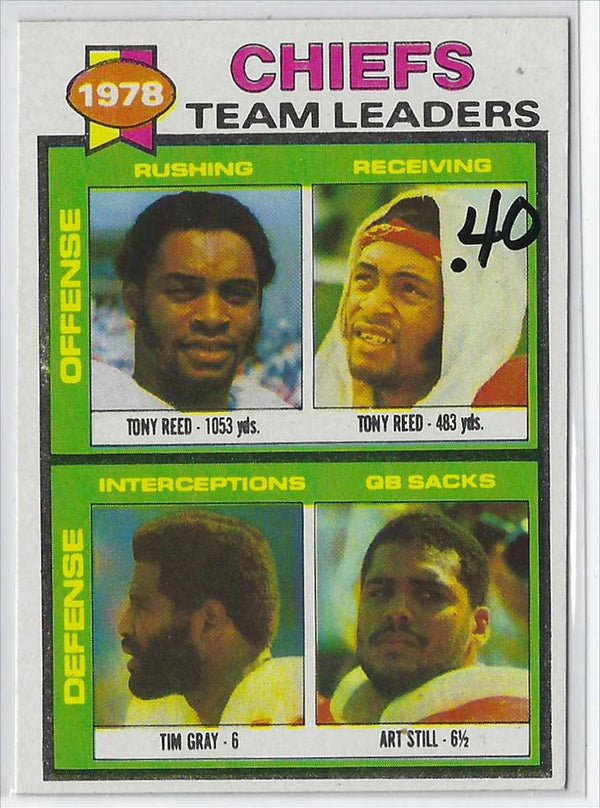 1979 Topps Tony Reed/Tim Gray/Art Still #207 VG