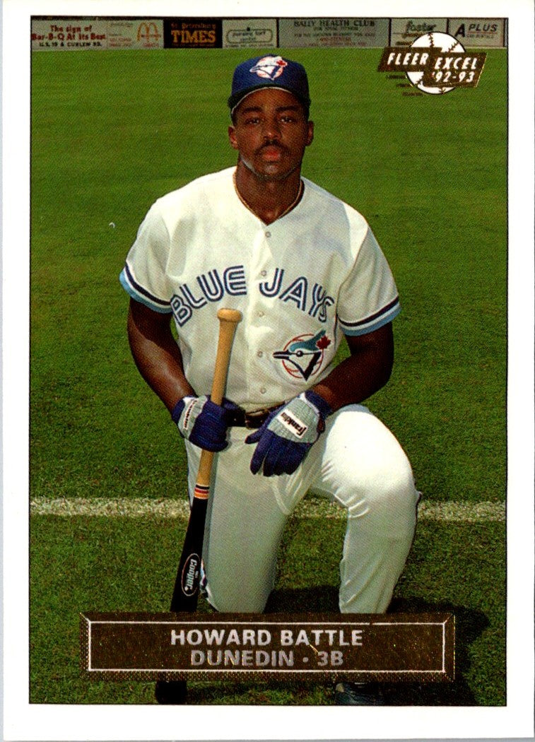 1992 Fleer Excel Howard Battle