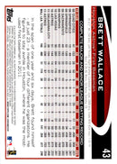 2012 Topps Brett Wallace