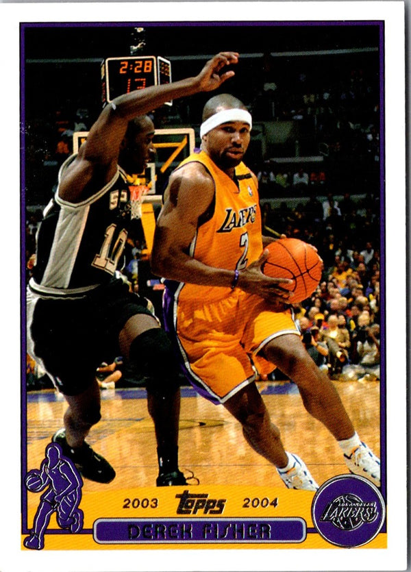 2003 Topps Derek Fisher #86