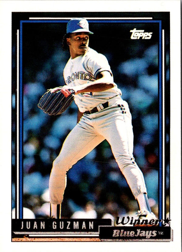 1992 Topps Juan Guzman #662 Rookie