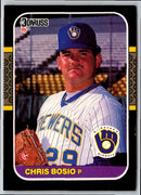 1987 Donruss The Rookies Chris Bosio