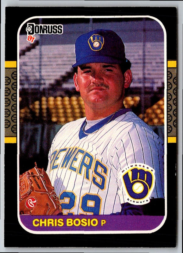 1987 Donruss The Rookies Chris Bosio #20
