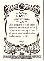 2014 Topps Gypsy Queen Anthony Rizzo #63