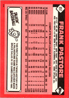 1986 Topps Traded Frank Pastore #85T