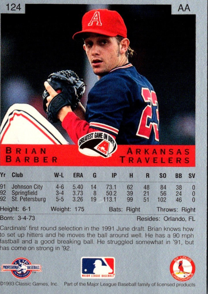 1993 Classic Best Brian Barber