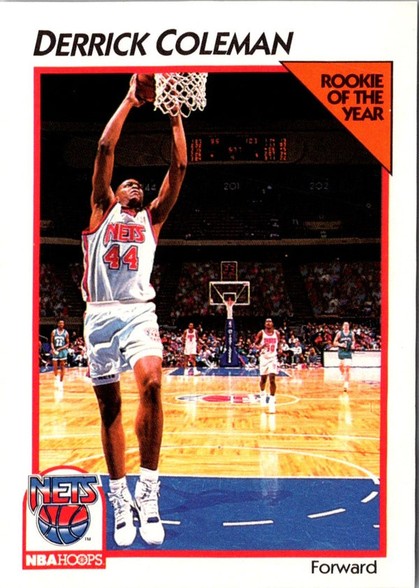 1991 Hoops McDonald's Derrick Coleman #25