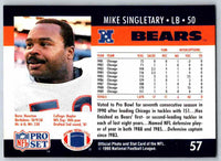 1990 Pro Set Mike Singletary #57